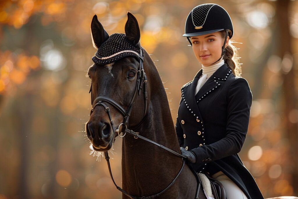 Les tenues à pois : un choix esthétique pour les photos avec votre cheval