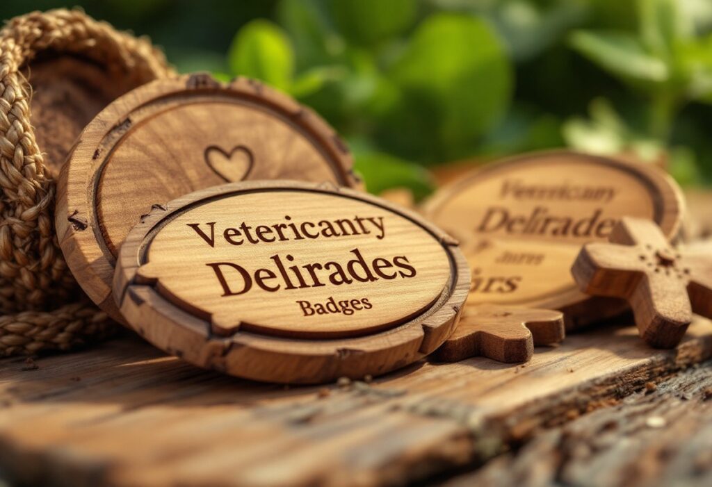Les badges vétérinaires magnétiques personnalisés en bois : une tendance écologique et unique