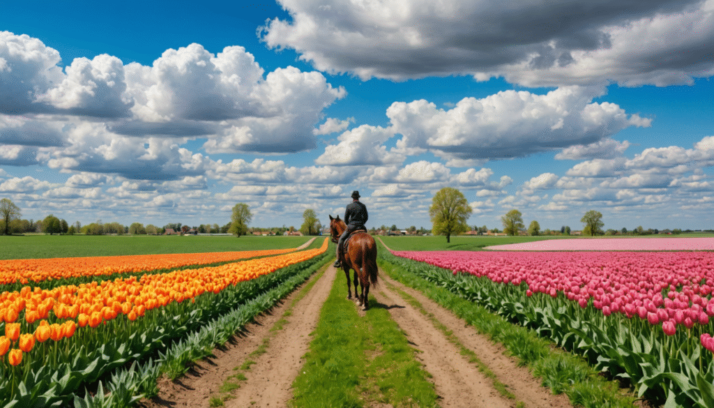 Balades à cheval autour d’Amsterdam : nature et détente