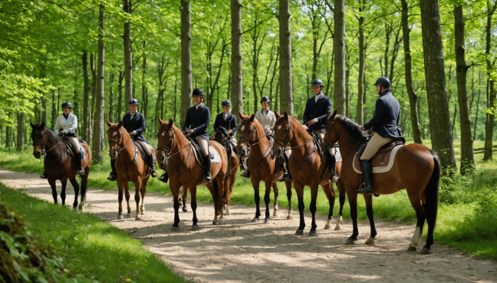 Forêts et plaines aux portes de la capitale : balades à cheval