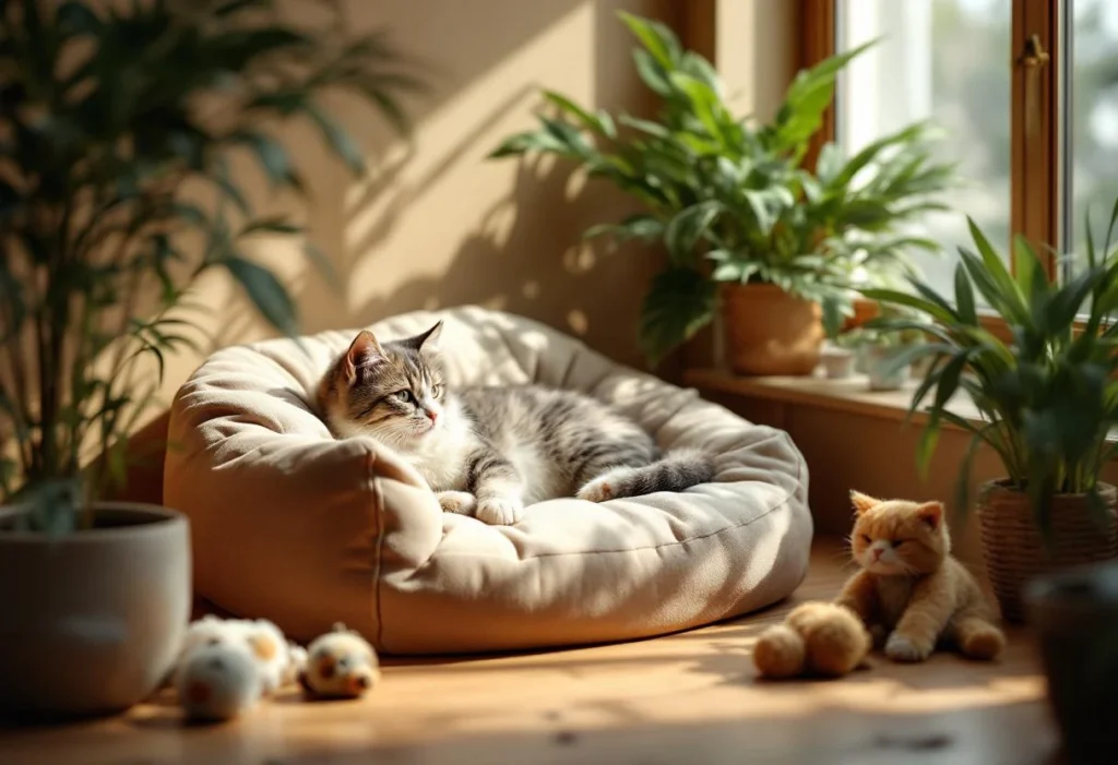 Niche pour chat : comment offrir à son félin un espace douillet et sécurisé