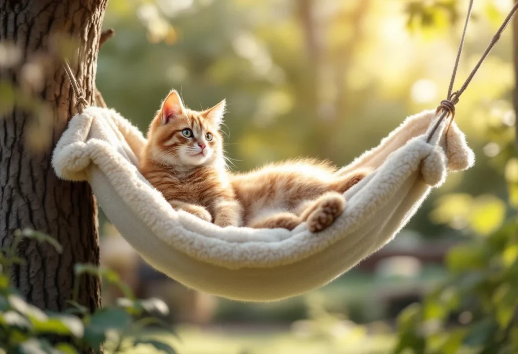 Découvrez les meilleurs hamacs pour chats : confort, design et sécurité au rendez-vous