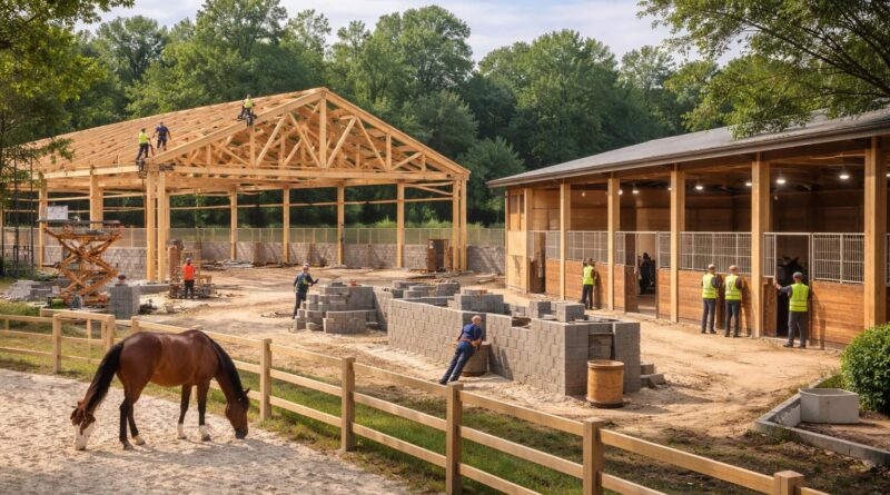 construisez votre centre équestre avec des artisans spécialisés pour des installations conformes aux normes ffe et ifce, alliant qualité et sécurité.