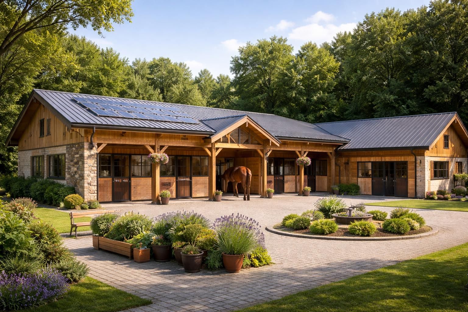 découvrez comment créer une écurie familiale confortable et durable grâce à l'isolation thermique isover et à des menuiseries sur mesure adaptées à vos besoins.