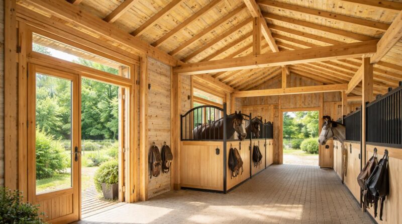 découvrez comment créer une écurie familiale confortable et durable grâce à l'isolation thermique isover et à la menuiserie sur mesure, alliant performance énergétique et design personnalisé.
