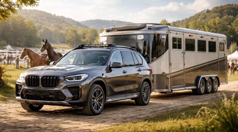 découvrez comment bmw conçoit un 4x4 innovant spécialement conçu pour transporter en toute sécurité les chevaux de compétition d'endurance équestre.