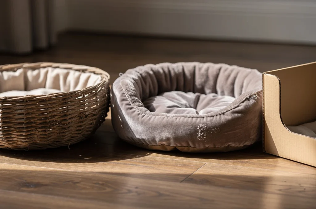 Choisir un panier pour chat : tailles, matières et astuces pour un couchage parfait