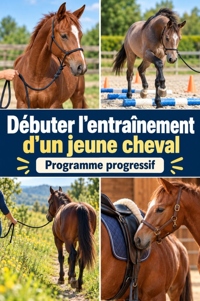 Débuter l’entraînement d’un jeune cheval : 10 exercices simples