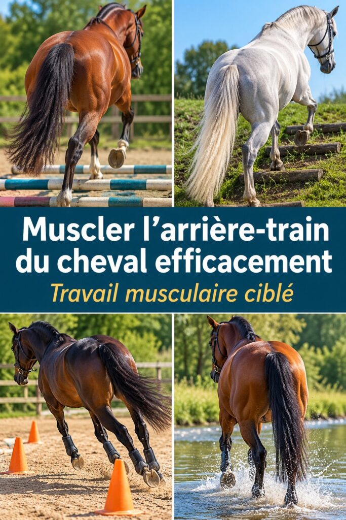 Muscler efficacement l&rsquo;arrière-train de votre cheval