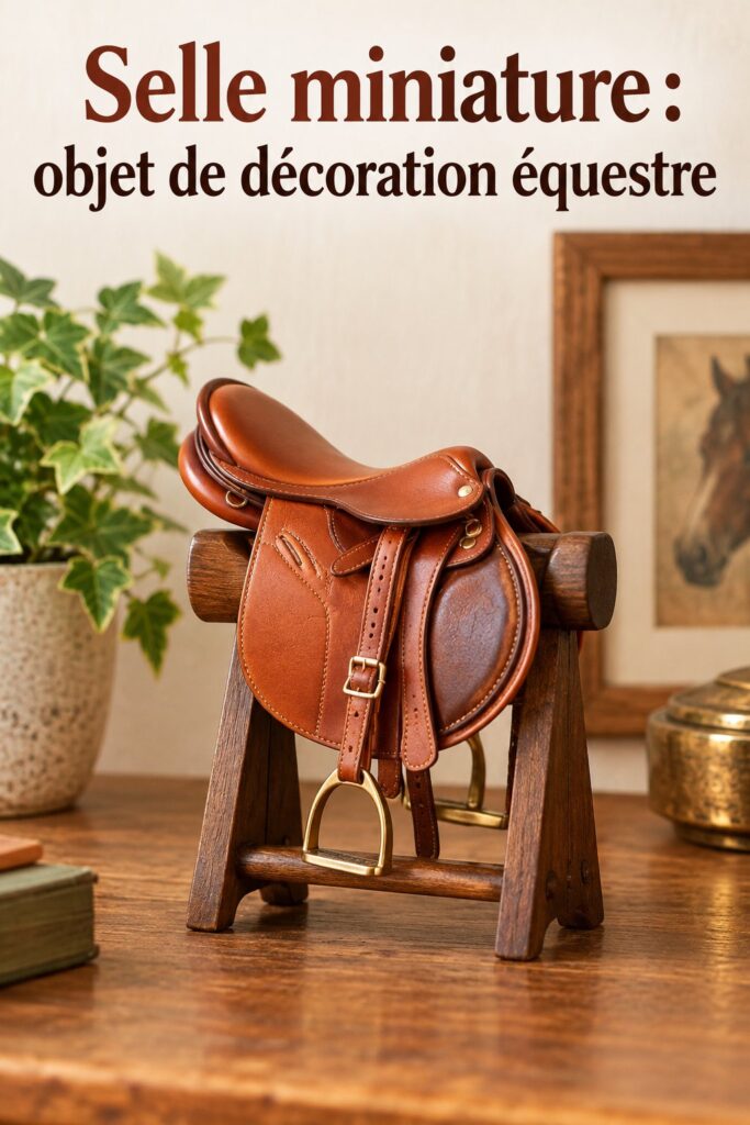 Selle miniature : objet décoratif pour passionnés d’équitation